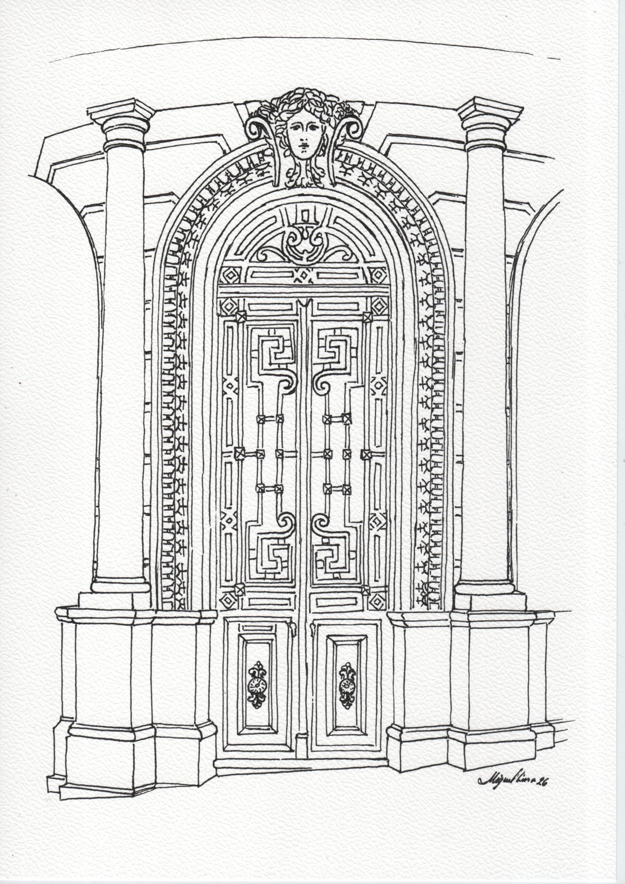 Desenho — Porta 003, R. de 31 de Janeiro